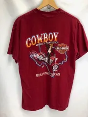 HARLEY-DAVIDSON MOTOR CYCLES プリントTシャツ　COWBOY TEXAS MADE IN USA 06040706 851のサムネイル