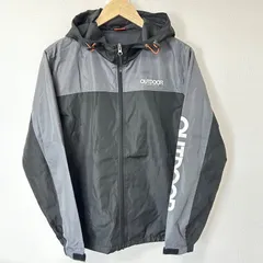 (^w^)b OUTDOOR PRODUCTS アウトドアプロダクツ マウンテンパーカー フーディ ジャンパー ライトアウター ポリエステル100% 薄手 デイリー タウンユース ブラック 黒 メンズ サイズM