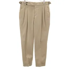 PT TORINO ピーティートリノ タック テーパードパンツ 48 ベージュ メンズ 古着