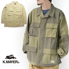 クリフメイヤー ジャケット メンズ m l xl KRIFF MAYER リップストップ ボタンダウン シャツ ジャケットのサムネイル
