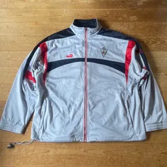 90's PUMA Track Jacket. 古着　ジャージ　プーマ　トラックジャケット　シルバー　XL ユーロ