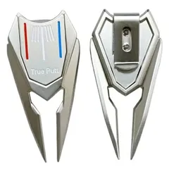 新品 マーカー＆グリーンフォーク/シルバー(IF-GF0279)ゴルフ グリーンフォーク ゴルフ用品 マーカー付き クラブ置き スポーツ用品 グッズ 小物 オールシーズンのサムネイル