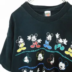 MICKEY UNLIMITED ミッキー アンリミテッド USA製 Tシャツ カットソー 817475ss