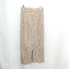 ◇ ⊂ classicalelf クラシカルエルフ ウエストゴム ロング丈 セミタイト スカート サイズM-L モカ系 レディース E  【1503050012904】