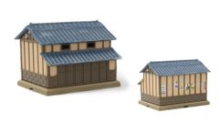 S029-2 トタン屋根納屋 漆喰壁 看板付(紺)