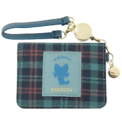 【メール便】ポケットモンスター 定期入れ 2つ折りパスケース チェック ニャオハ ポケモン マリモクラフト リール付きオープンパスケース ICカードケース キャラクター グッズ 