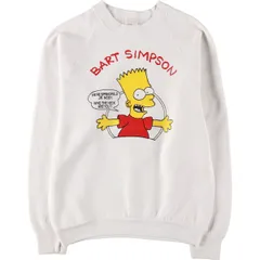 古着 90年代 フルーツオブザルーム FRUIT OF THE LOOM SIMPSONS シンプソンズ キャラクタースウェットシャツ トレーナー USA製/eaa468769