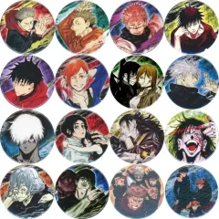 【中古】バッジ・ピンズ 全16種セット 「呪術廻戦 コレクション缶バッジ 第2弾」