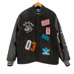 アディダスオリジナルス adidas Originals  ロゴ バーシティー ブラック オリジナルス Logo Varsity JKT Black  スタジャン メンズ  105のサムネイル