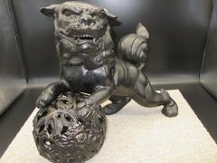 銅製 小狗戯球 タウエコ 1270g 東S8-0527☆2F - メルカリ