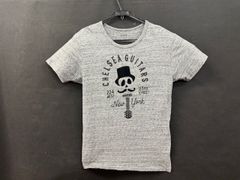 古着　SHIPS×CHELSEA　GUITARS/シップス/チェルシーギター/コラボTシャツ　Lサイズ/グレー/綿100％ 224WEST23RDSTREET/No.801-21-0200　11891