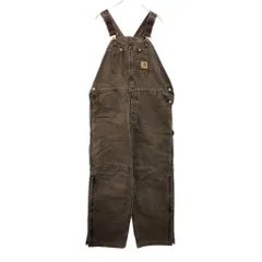 OLD USA製 W34 カーハート フェード ブラウンダック ペインターパンツ 90s carhartt ダック地 ペインターパンツ ダブルニー カーハート