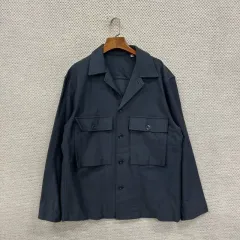 【LEMAIRE】ダブルブレストジャケット XSサイズ（メンズ〜ユニセックス） LEMAIRE】ダブルブレストジャケット XSサイズ（メンズ〜ユニ