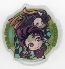 【中古】食玩 ステッカー・シール 竈門炭治郎＆竈門禰豆子 「鬼滅の刃 ぴた!でふぉめ ステッカーシール2」