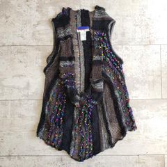 M.＆KYOKO マルチカラー ニットベスト新品タグ付 定価47300円 - メルカリ