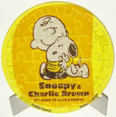 【中古】バッジ・ビンズ 1.スヌーピー＆チャーリーブラウン 「PEANUTS(SNOOPY) PACHITバッジコレクション」