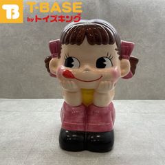 不二家 　FUJIYA　おすわり　ペコちゃん 陶器 人形 特大 ジャンボ　ペコちゃん　ビスク　ドール