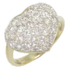 ジュエリー JEWELRY リング・指輪 ダイヤモンド リング ﾀﾞｲﾔ 5.2g #14.5 K18（イエローゴールド） ダイヤモンド リング レディース Used A
