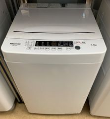 ◆Hisense 洗濯機 5.5kg 一人暮らし HW-K55E