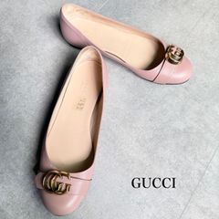 断捨離セーラームーン様専用※【美品】GUCCI ピンク バレエシューズ