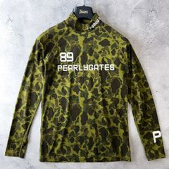PEARLY GATES - パーリーゲイツ 長袖 モックネック シャツ メンズ 5 (L) カモフラ 極美品 PEARLY GATES パーリーゲイツ ストレッチ 長袖 モック