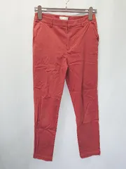 ◇ ⊇ green label relaxing グリーンレーベル スリム スラックス サイズ38 レッド系 レディース E  【1411130018367】