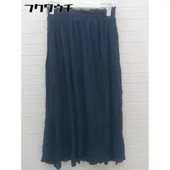 ◇ ROPE PICNIC ロペピクニック ロング フレア スカート サイズ38 ネイビー レディース 【中古】 【1101210008448】