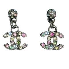 CHANEL シャネル　ピアス　ココマーク　チェーン　ロング　スイング CHANEL - シャネル CHANEL CC ココマーク スター 星 10連