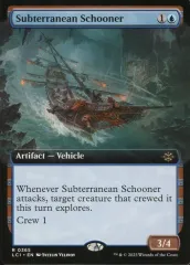 【中古】マジックザギャザリング 0365[R]：【LCI】【拡張アート版】Subterranean Schooner/地底のスクーナー船