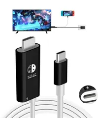 ★Switch ドック 純正直接にTV出力Hdmi Type-Cスイッチ4K&1080解像度/HDMI変換/type c PD充電/直接にTV出力多機能 アダプター小型 遅延なし