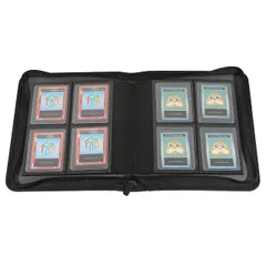 おもちゃの神様 トップローダー用ファイル トップローダー/サイドローダーに入れたままカードを収納可能 ファスナーあり (4ポケット) [4ポケット]