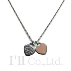 Tiffany&Co.　ティファニー　リターン　トゥ　ダブル　ハートタグ　ネックレス　ミニ　60014128　Ag925　ピンク　ブランドジュエリー　ペンダント　プレート　ハートモチーフ　SV925　スターリングシルバー【74592】