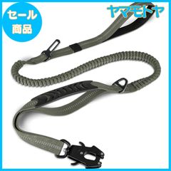 【特売】Chaoos 大型犬 リード 犬 リード 伸縮 犬リード小型犬 リード 犬用リード 人気 長め 長さ1.35m～1.9ｍ 反射材料【高級航空アルミニウム金具】トレーニングリード 夜散歩 訓練用 持ち手2個 伸縮リード 痛くない（グリーン)