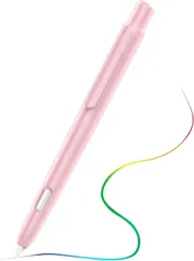 MoKo ホルダーケース Apple Pencil第2世代対応 格納式保護ペンカバー 頑丈なクリップ付き iPad Mini 6 2021/ iPad Air 第5/第4世代/iPad Pro 11/Pro 12.9 2021/2020用 ライトピンク
