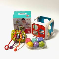 【未使用品】知育玩具 幼児用アクティビティキューブ 2～5歳 7in1