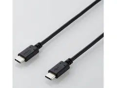 【新品・3営業日で発送】ELECOM エレコム スマホ・タブレット用USBケーブル　USB（C-C）　スタンダード　Power　Delivery対応　認証品　1.0m　ブラック 0 MPA-C...