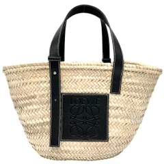 極美品✨ロエベ　LOEWE バスケットバッグ　カゴバッグ スモール　ハンドバッグ 極美品】 LOEWE ロエベ かごバッグ スモール バスケット