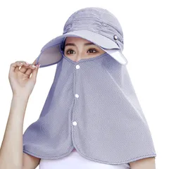 【特価商品】登山 熱中症対策 虫除け 日焼け防止 アウトドアハット 3ways 釣り 女性 ガーデニング バイク 自転車 サンバイザー つば広 首までカバー 紫外線対策 お洒落 夏 帽子 キャップ uvカット レディース 農作業用帽子 日よけ帽子 [LYING