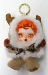 【中古】キーホルダー Wanderer’s Tune 「POPMART SKULLPANDA Winter Symphony シリーズ ぬいぐるみペンダント」