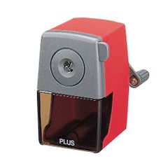 新品　FS-150 レッド 手動式 84-036 鉛筆削り プラス