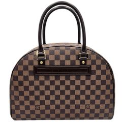 ルイヴィトン ハンドバッグ レディース ダミエ ノリータ ボストンバッグ かばん 鞄 LOUIS VUITTON N41455 ブラウン 茶 ゴールド金具 美品【中古品】
