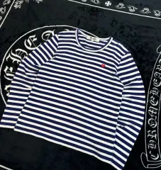 COMME des GARCONSコムデギャルソン日本製ボーダーカットソーL 3カラー 送料込 コムデギャルソン CDG ボーダー カットソー
