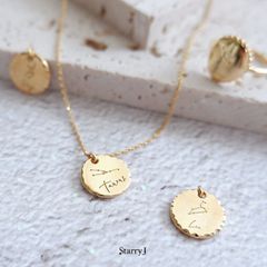 セブンフェアリー Paris accessory 12星座ペンダント ネックレス 