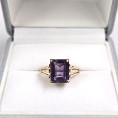 K18 アメジスト リング 13号 /R4394 - メルカリ 