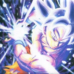 【中古】キャンバスボード・キャンバスアート 身勝手の極意 孫悟空 キャンバスボード ABURART-アブラート 「一番くじ ドラゴンボール THE GREATEST SAIYAN」 E賞