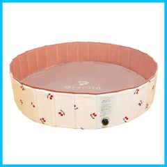 【数量限定】水遊び 赤ちゃん 子供 (チェリー) 140×30cm 【10秒でパパっと組み立て】 空気入れ不要 折りたたみ プール イブル (ケラッタ)