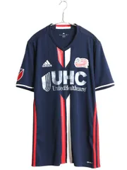 【お得なクーポン配布中!】 アディダス ニューイングランド レボリューション サッカー ユニフォーム メンズ M / 正規品 MLS 2016 モデル オフィシャル 当時物 Tシャツ
