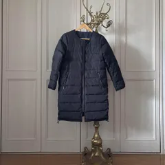 31 ゼラール Zalal ダウン コート ロング  リバーシブル down　jacket　coat　long　ブルー 青 藍色 ネイビー 紺色　BLUE　NAVY　レディース
