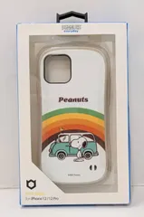 iFace First Class Cafe iPhone 12/12 Pro ケース スヌーピー PEANUTS [レインボー]