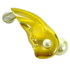 Christian Dior ディオール イヤーカフ イヤリング パール GP ゴールド ホワイト 片耳用